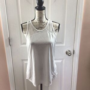 Women’s White Nike Mesh Racerback Dri Fit‎ Tank Size Large